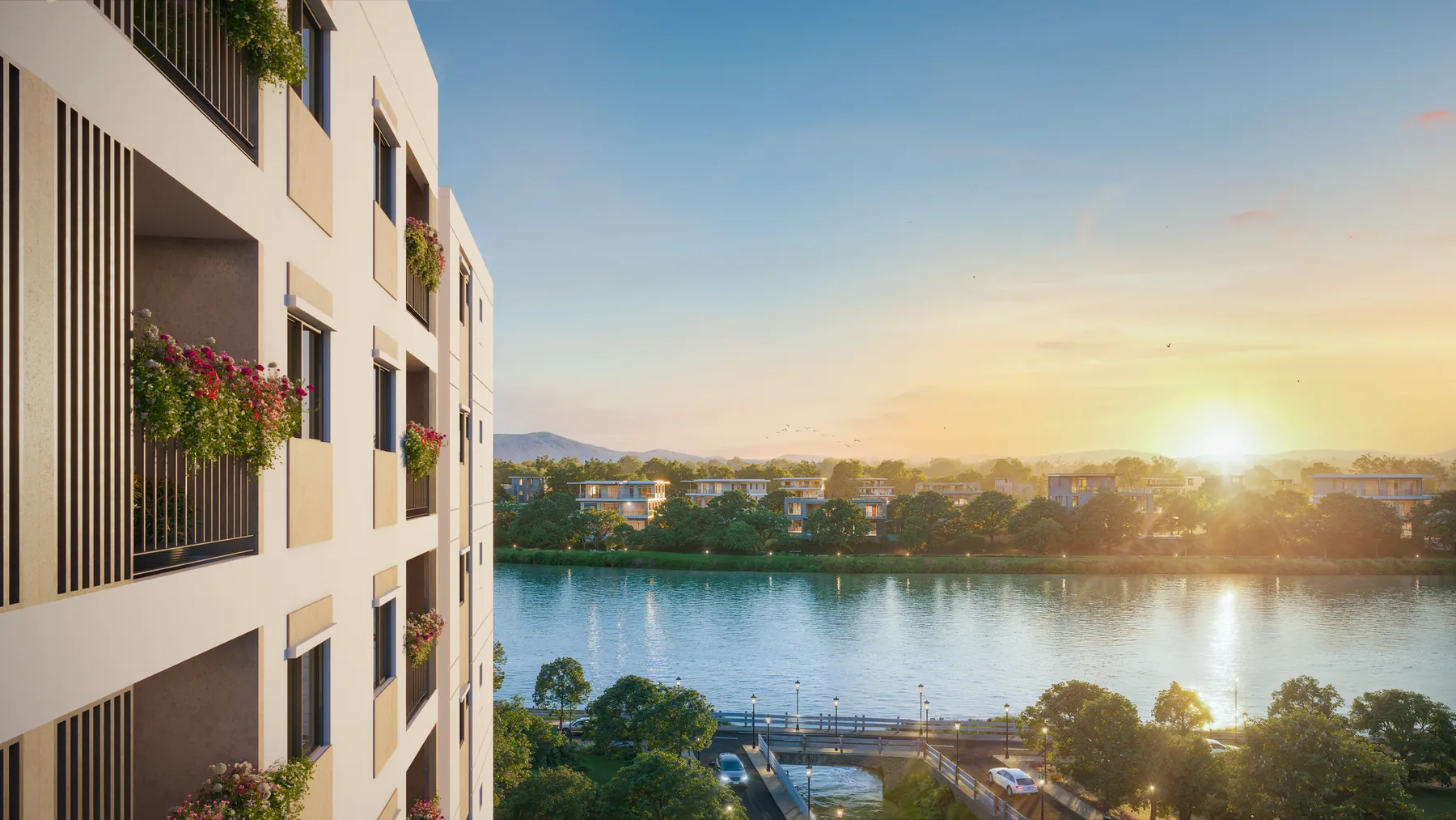 Phối cảnh view kênh Xáng